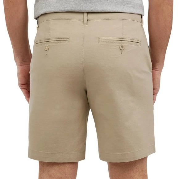 NEW Lands' End Men's Size 40 Traditional Fit Chino Shorts Khaki 11 Inch Inseam - Picture 2 of 10